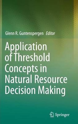 Libro Application Of Threshold Concepts In Natural Resour...