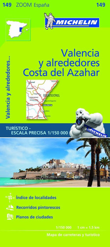 Libro Mapa Zoom Valencia Y Alrededores, Costa Del Azahar