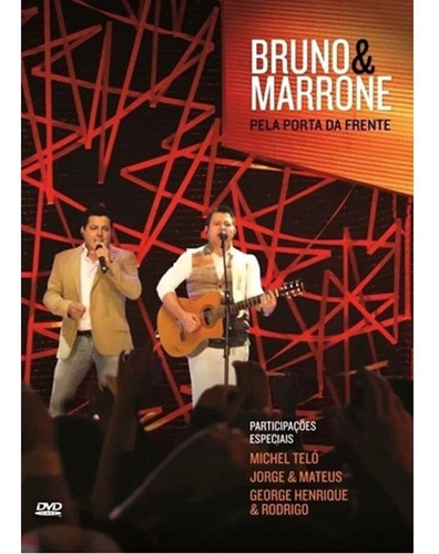 Dvd Bruno E Marrone - Pela Porta Da Frente