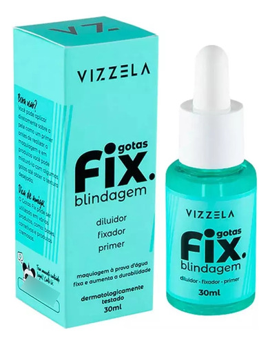 Gotas Fix Blindagem Diluidor Primer - Vizzela 30ml - Vegano
