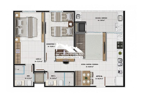 Imagem 7 de 30 de Apartamento No Edifício North Brava - 1227