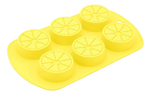 3 Pcs De Silicona Para Cubos De Hielo Bandeja Limón Plastico