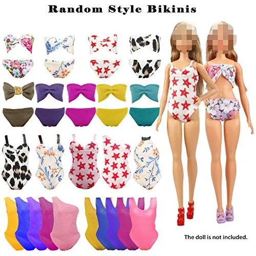 50 Piezas De Ropa Y Accesorios Para Muñecas