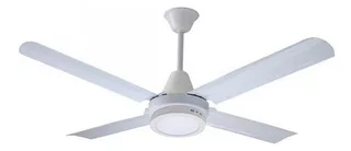 Ventilador De Techo Exahome Plafon Led 615 Skf Ind. Arg Cantidad de aspas 4 Color de la estructura Blanco Color de las aspas Blanco Diámetro 120 cm Material de las aspas Metal