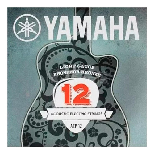 Yamaha Aep-12 Cuerdas De Acero Para Guitarra Electroacústica
