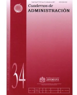 Cuadernos De Administración No 34 Vol 20