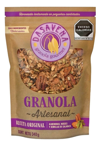 Granola Gourmet Artesanal Dasavena 340 Gr - Receta Original