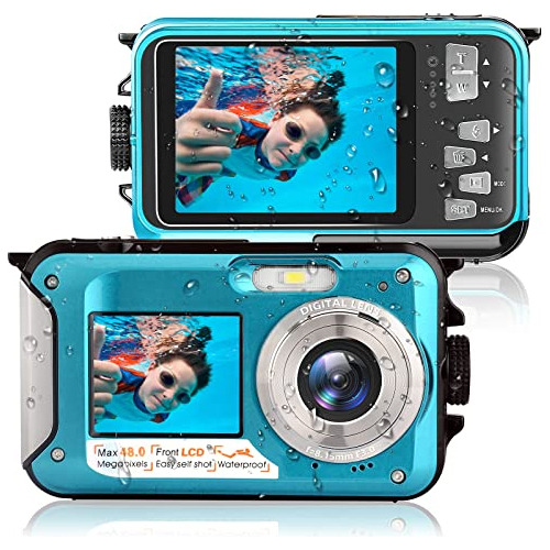 Cámara Digital Impermeable, Cámara Subacuática Para Bucear,