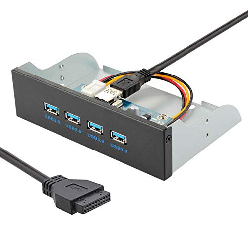 Jser Usb 3.0 Hub 4 Puertos Panel Frontal Hub A Placa Base