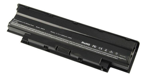 Bateria de notebook Dell J1knd de 6 células 11.1v Sdi, cor da bateria: preta