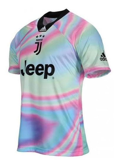 camisa juventus multicores