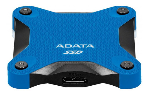 Disco sólido SSD externo Adata ASD600Q-240GU31 240GB azul