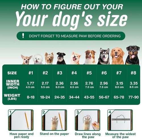 Botas Para Perros Medianos, Impermeables, Invierno Y Verano,