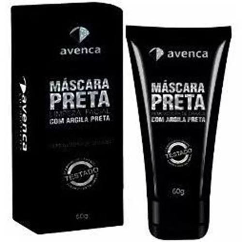 Máscara faciai para pele Avenca Máscara Preta 60g y 60mL