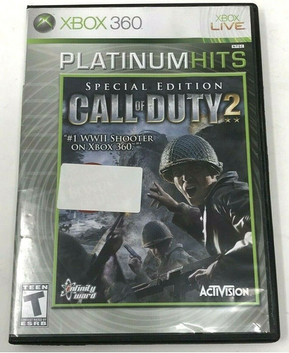 Call Of Duty 2 Platinum Hits ( Xbox 360 - Original )