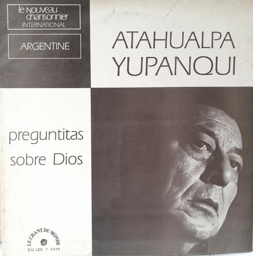 Disco Lp - Atahualpa Yupanqui / Preguntitas Sobre Dios