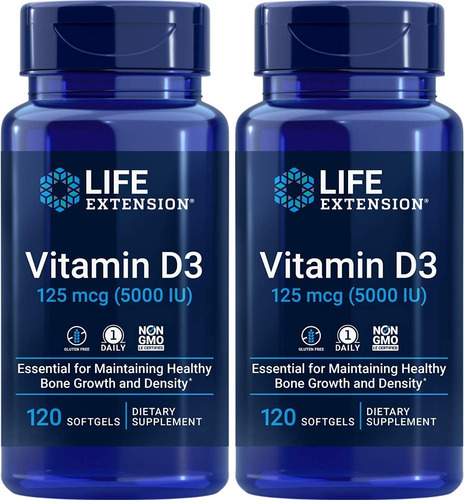 Vitamina D3 5000iu Life Extensi - - Unidad A $2729