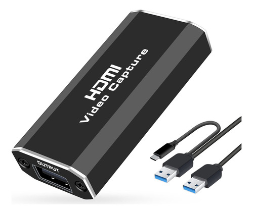 Avedio Links Tarjeta De Captura De P 60fps, 4k Hdmi A Usb T.