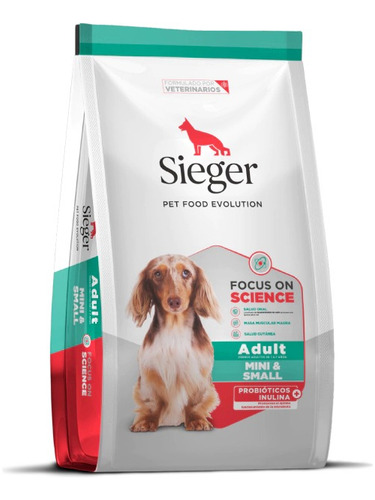 Alimento Sieger Adulto Mini 3 Kg