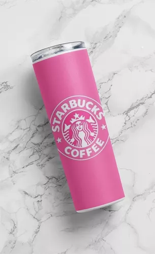 Termo Cafe. Skinny Tumbler 20 Oz.] Starbucks Rosa.