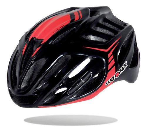 Capacete Bike Suomy Timeless Pto Vermelho  Fxm Tamanho G