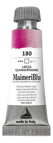 Aquarela Maimeri Blu Tubo Gr.2 180 Quinacridone Lake 12ml