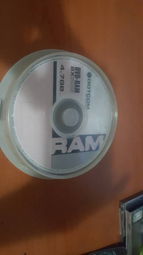 Imagen 1 de 2 de Dvd Regrabable Ram Dotcom 4.7gb 10 Unidades