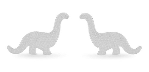 Boma Pendientes De Plata De Ley Con Diseño De Dinosaurio Bro