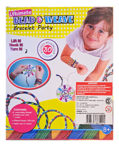 Set Para Armar Pulseras Bijou Con Hilos Y Accesorios