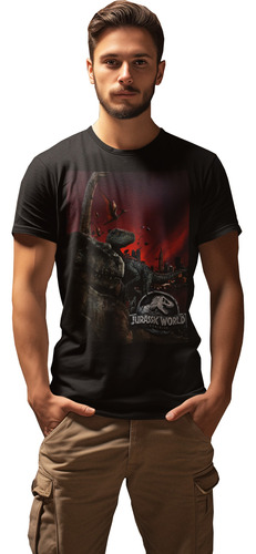 Playera Jurassic Park Diseño 02 Películas Playeras Beloma