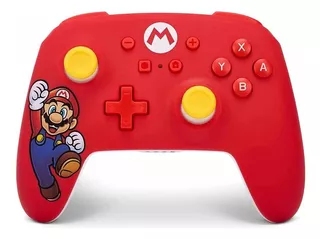 Mando Pro Powera Wireless Nintendo Switch Mario Joy