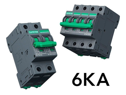 Interruptor Automático Suntree Sl7n-63 Dc 1p 250v
