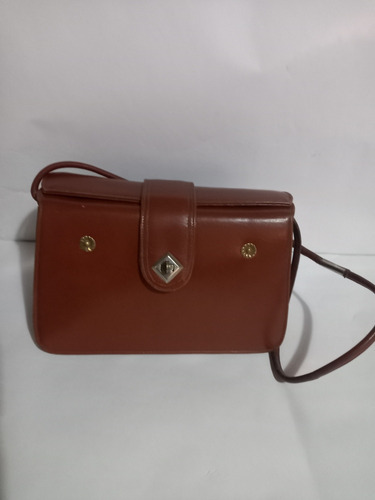 Cartera De Cuero De Mujer, Manija Larga,color Marrón Clar 