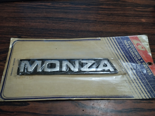 Emblema De Monza En Metal Parte Trasera