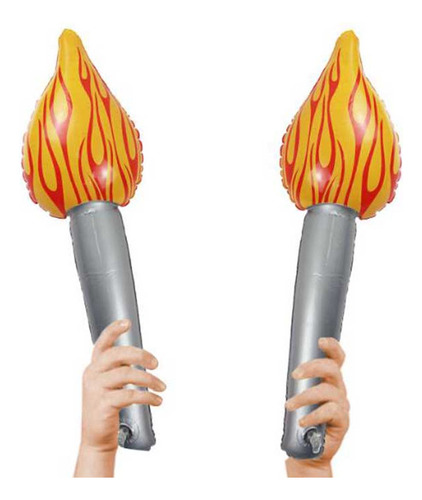 . Antorcha Inflable Para Fiesta Medieval Halloween Con Form