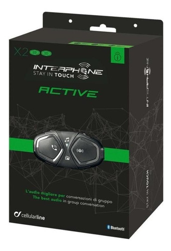 Intercomunicador Capacete Interphone Active Duplo 2020