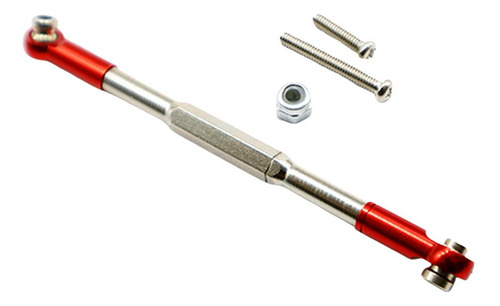 Varillas De Enlace Servo De Dirección Para 1/12 Mn-d90 Rojo