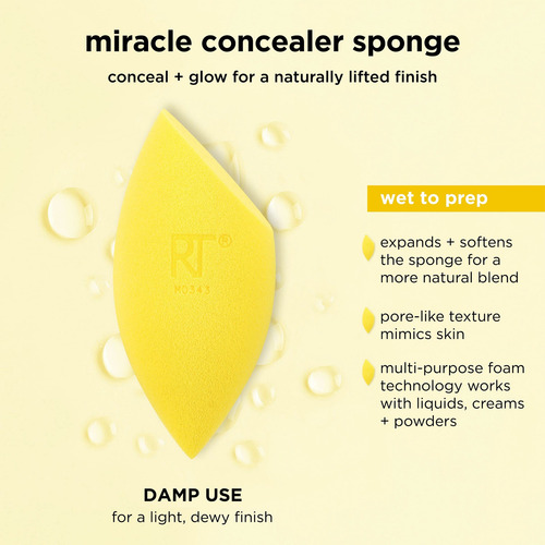 Esponja Para Mezclar Maquillaje Real Techniques Miracle Conc