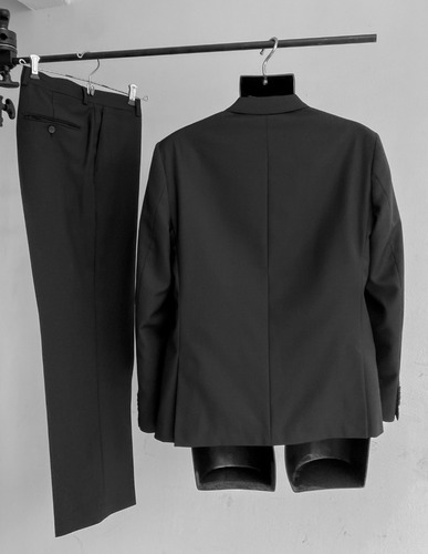 Imagen 2 de 9 de Traje Entero Negro Arturo Calle Talla M (32)