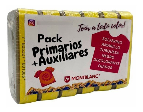 Pack Primarios Y Auxiliares Cajita Dorada Montblanc 