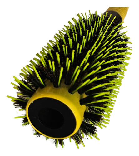 Riè Salon-pro Kit 1 Esc Prof Javali Mega Ceramic 64+1 Pente Cor Amarelo