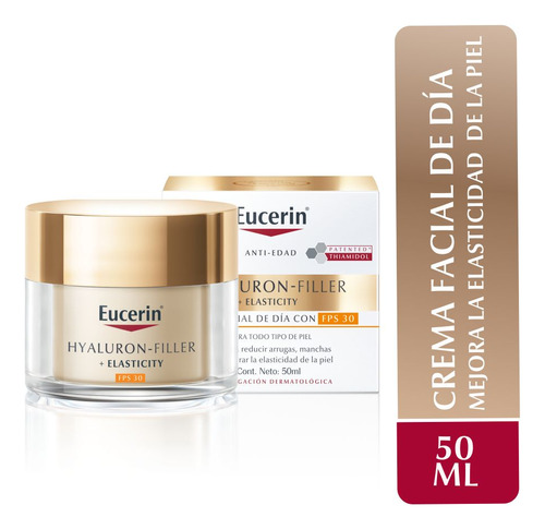 Eucerin Hyaluron-filler + Elasticity Crema Facial Día Fps30