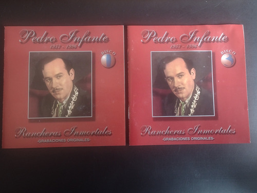 Cd Pedro Infante 60 Rancheras Inmortales Disco 1 Y 3 (Usado)