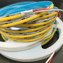 Comprar Tira Led Cob Continua 5m Flexible 12v Azul Roja + Fuente 