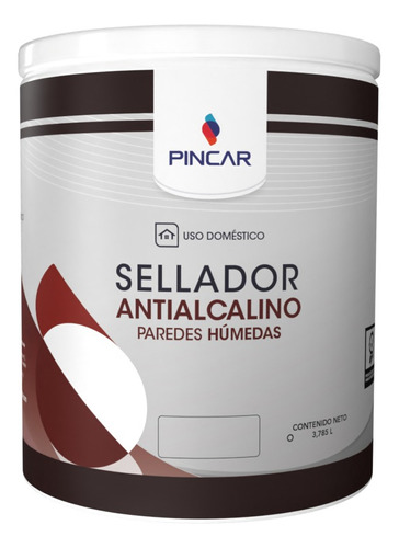 Sellador Antialcalino Paredes Humedas Pincar 1 Galon