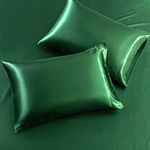 Juego De 3 Sábanas Bajeras Ajustables De Satén Para Cama Gra