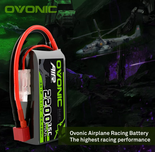 Bateria Lipo 2200mah 3s 50c 11.1v T Ovionic Rc Heli Avión Ca