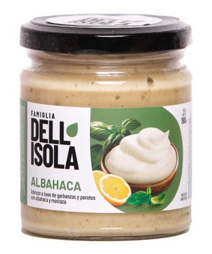 Dell Isola - Aderezo Albahaca X 190g