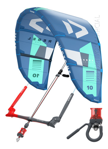 Kite Rebel Duotone 2021 + Barra Completo Kitesurf Dym Cuotas