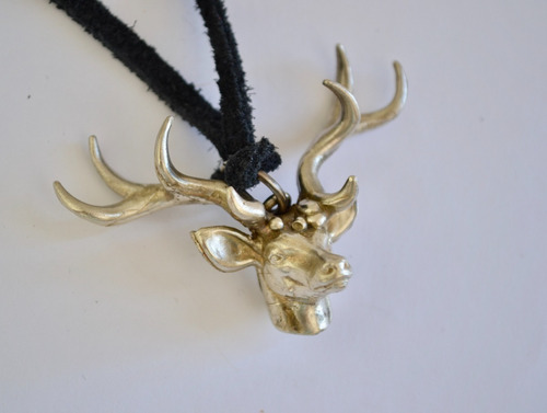 Imagen 6 de 10 de Collar De Ciervo, Animal, Joyeria De Autor, Cod1